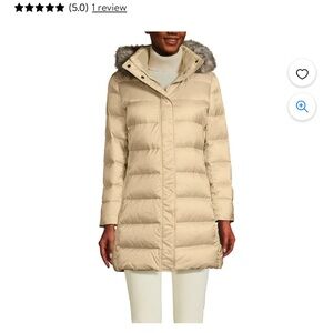 LANDS’ END WOMENS DOWN COAT  XS